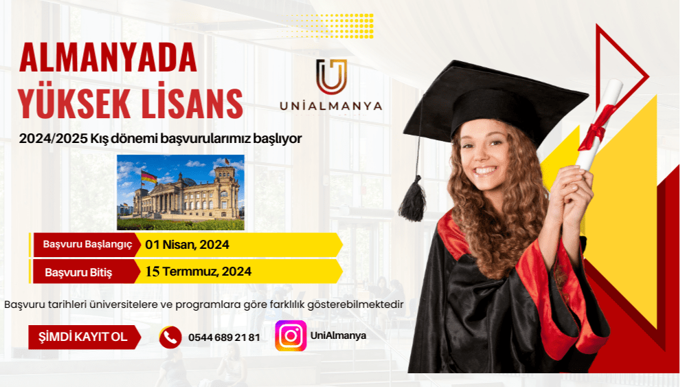 Almanyada yüksek lisans